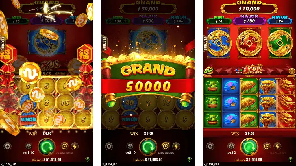 3 Coins 22Game Bonus